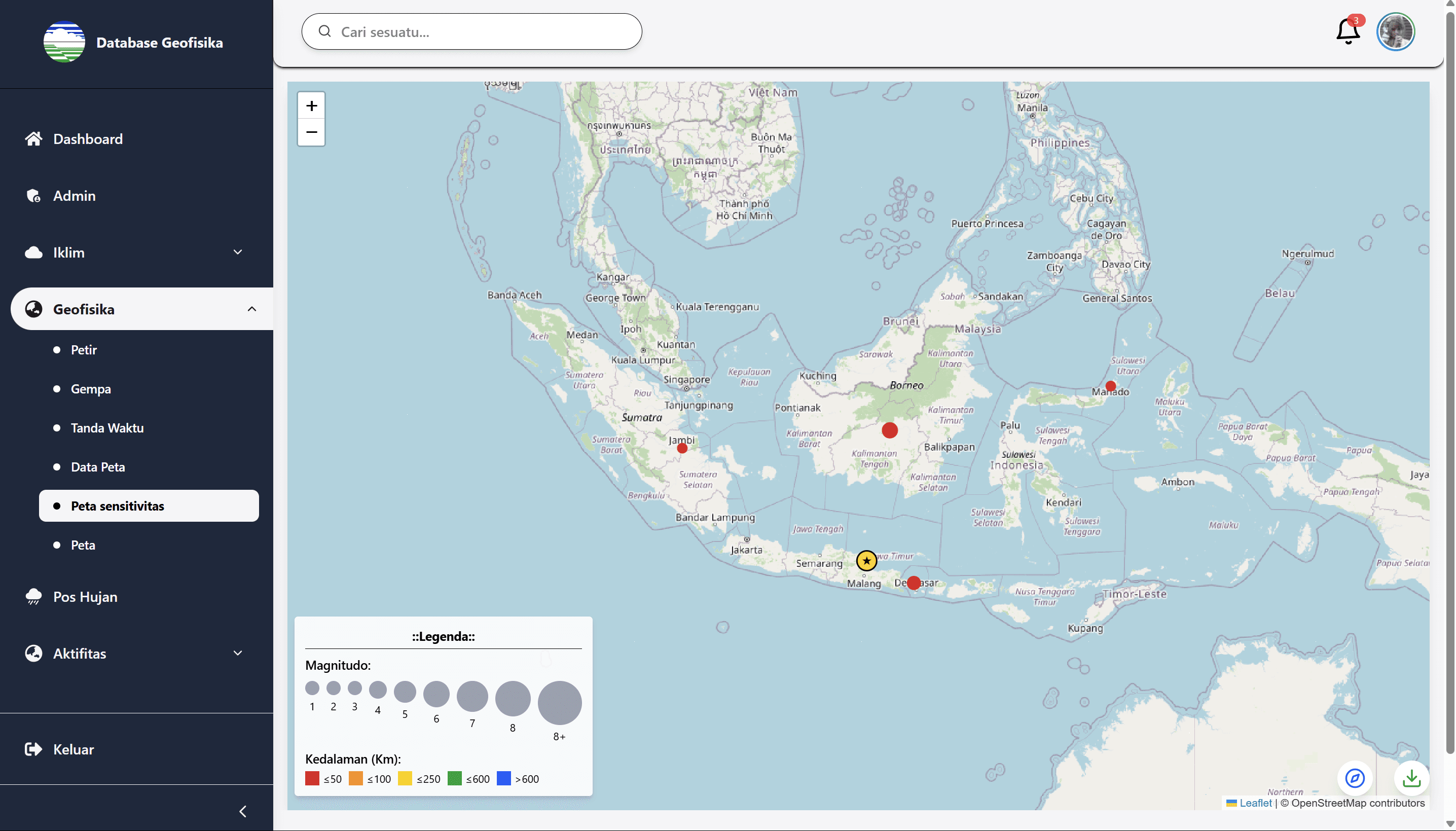 Lokal Database BMKG Bengkulu